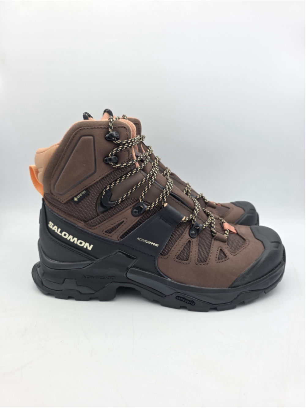 Salomon Quest 4 GoreTex Waterproof Hiking Boots Brown 474533 Women's Size 10